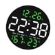 thumbnail image 1 of Reloj De Alarma Dst Digital De Pared Para Sala De Estar De La Sala De Estar Decoración Del Hogar Verde, 1 of 5
