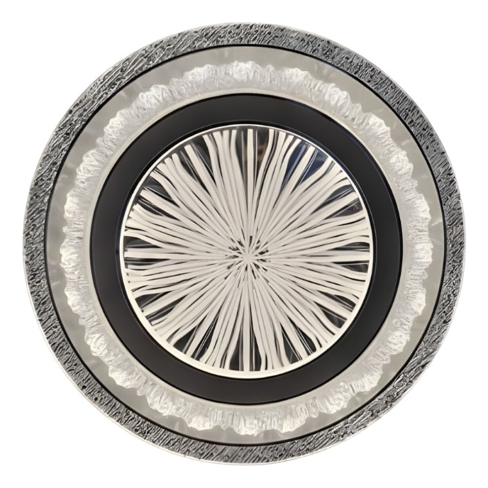 Genérico - Lámpara Techo Plafón Led Diseño Escultural Patrón Radial Jhn