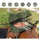 thumbnail image 4 of Parrilla Ahumador Doble Portatil Carbon Camping verde, 4 of 5