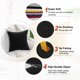 thumbnail image 5 of PiccoCasa 2Pcs Fundas de Cojín de Pana Decorativas Fundas de Almohada Suaves Negras 20"x20", 5 of 6