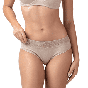 Lucitex - Calzón Algodón Y Encaje En Cintura.