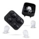 thumbnail image 3 of Bandeja de silicona flexible con forma de calavera 3D, de grado alimenticio, con forma de calavera, para hielo, barra abrasiva, cubo de hielo personalizado y creativo., 3 of 8