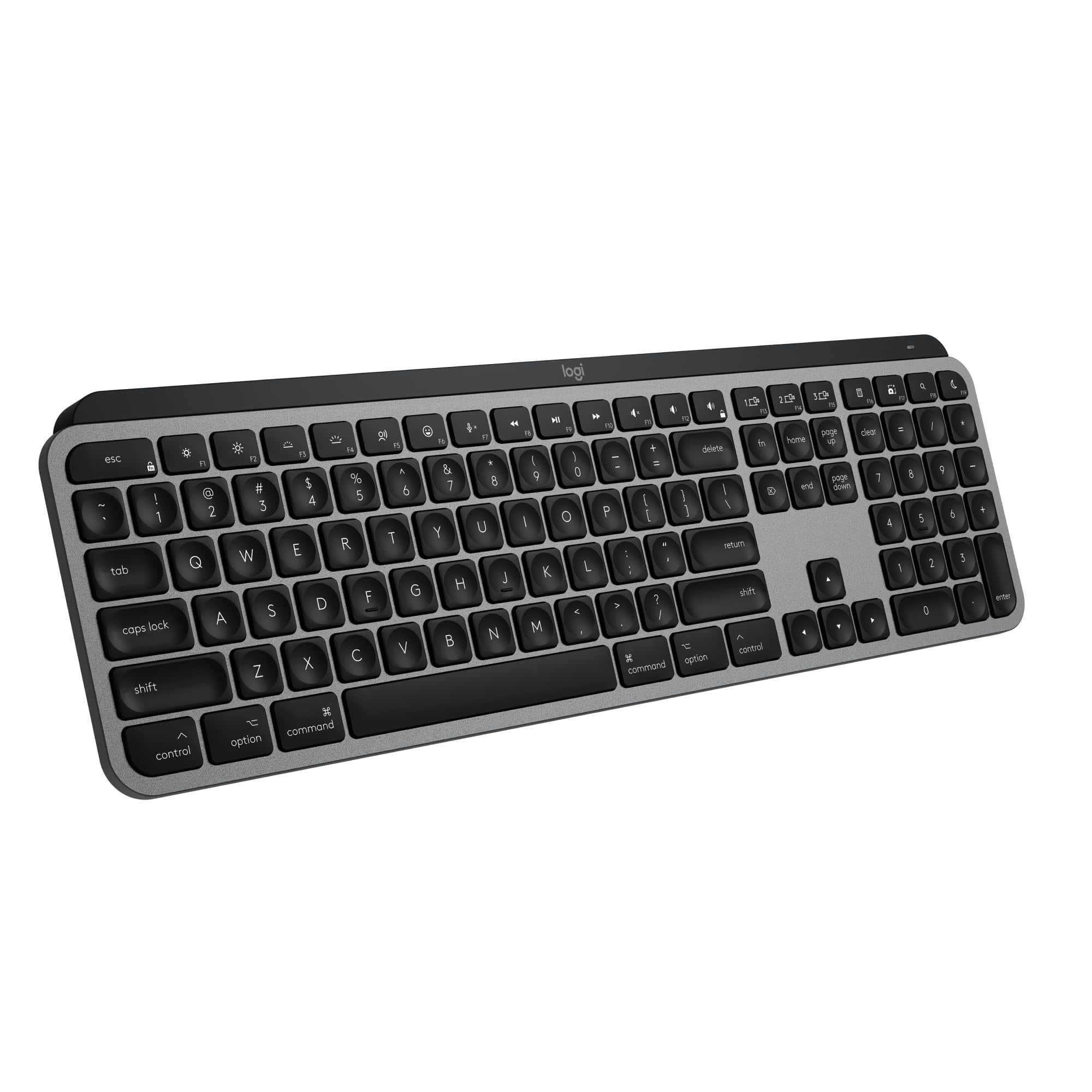 Teclado Inalámbrico Logitech Mx Keys S Para Mac Space Grey