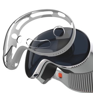 Funda Protectora Aaronmei Vision Pro Tpu Transparente Gris