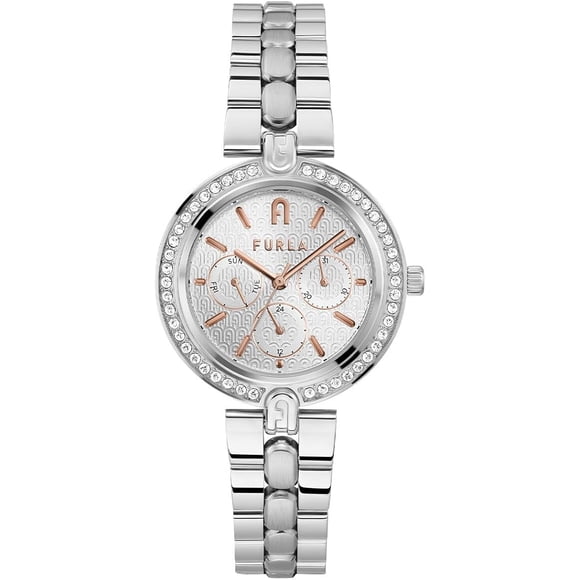 Reloj Furla Silver-Tone Para Mujer