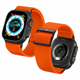 thumbnail image 1 of Correa Spigen Lite Fit compatible con Apple Watch – 44 / 45 / 46 / Ultra 49 MM – Tela - Naranja / Conector Negro, 1 of 6