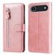 thumbnail image 2 of Funda con Cremallera para iPhone Air, Carcasa Cartera de Cuero PU con Soporte y Tarjetero, 2 of 5
