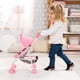 thumbnail image 2 of Set de cochecito para muñecas Bayer Buggy con corazones negros y rosas con accesorios, 2 of 6