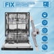 thumbnail image 3 of Soporte para brazo de lavado inferior y brazo rociador para lavavajillas Frigidaire Electrolux, 3 of 7