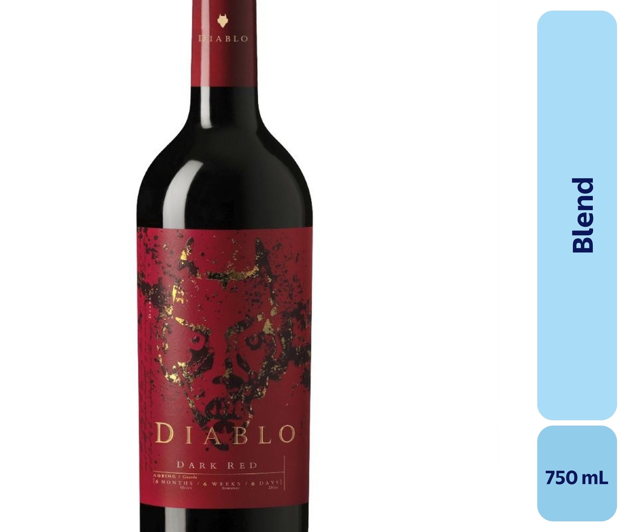 Vino Blend Botella 750 mL Diablo