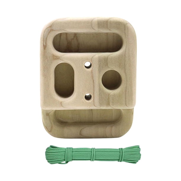 Tabla colgante de escalada con cuerda colgante, fortalecedor de agarre para los dedos, soportes de escalada, diapasón de escalada para entrenamientos