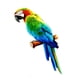 thumbnail image 2 of Figuritas De Loros Artificiales, Estatua De Animales Para Bodas, Adornos Al Aire Libre, Estilo C, 2 of 5