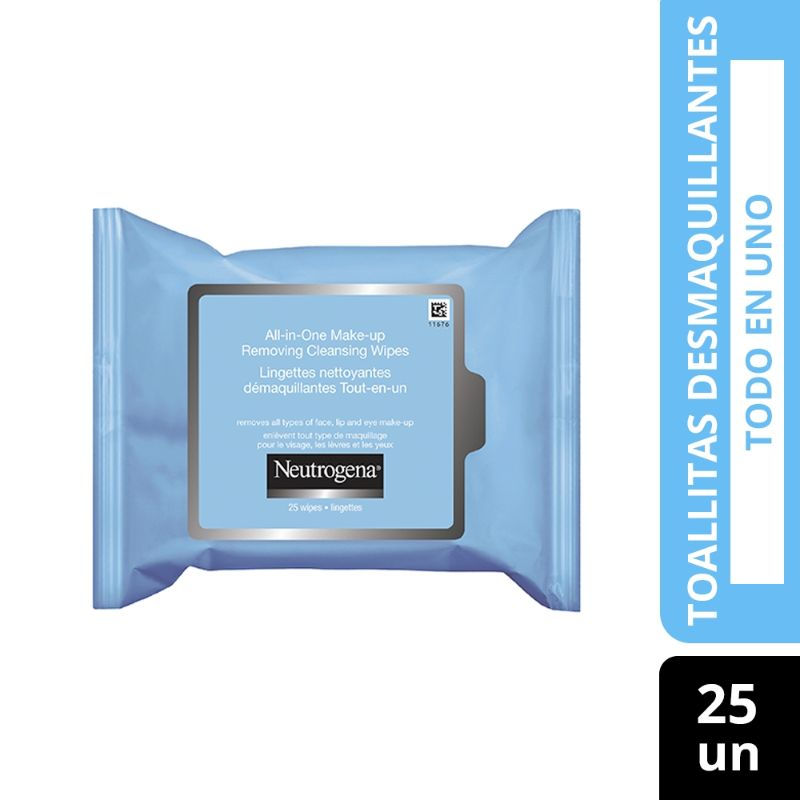 Neutrogena - Toallitas Desmaquillantes Piel Sensible X 25 Un.