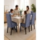 thumbnail image 4 of Juego De 6 Fundas Para Sillas De Comedor Ajustables Texturizadas, 4 of 6