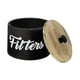 thumbnail image 2 of Soporte Para Filtro De Café De Estilo Rústico, Recipiente Para Almacenar Alimentos, Tarro Para Té Y Café, Color Negro, 2 of 3