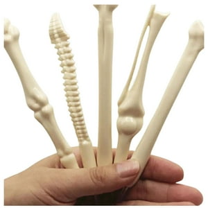 Invencible.Cl⭐⭐⭐⭐⭐ - 𝟭𝟮 𝗟𝗔́𝗣𝗜𝗖𝗘𝗦 𝗛𝗨𝗘𝗦𝗢 Combo 12 Lápices Hueso Kineseologo Tinta Pluma Médico Regalo
