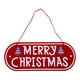 thumbnail image 2 of Feliz Navidad, Letrero De Madera Para Puerta, Decoración Navideña Para Puerta Delantera, Estilo Interior A, 2 of 5