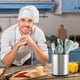 thumbnail image 2 of Soporte para utensilios LIBODOUR Kitchen extra grande de acero inoxidable, 2 of 6