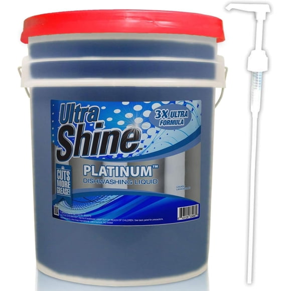 Detergente Líquido para Platos Ultra Fresh 18.9L Concentrado 3X Platinum