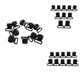 thumbnail image 1 of 30 Uds. Clips Para Tienda De Campa?a, Accesorios, Abrazadera De Gancho Para Tienda De Campa?a Al Aire Libre, Negro, 2,5 Cm, 1 of 4