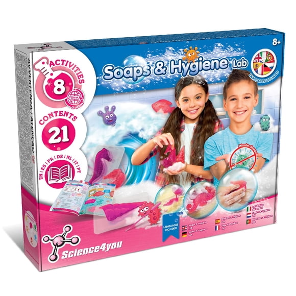 Kit para hacer jabón Science4you con moldes para niños de 8+ años