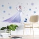 thumbnail image 1 of Calcomanías de pared de Frozen 2, pegatinas gigantes de Elsa para dormitorio de niña, decoración de pared autoadhesiva para fiestas, calcomanías de fiesta para recuerdos de fiestas infantiles., 1 of 7