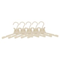 Magideal - 5 Perchas Para Bebé Con Muescas En Los Hombros. Diseño Compacto Que Ahorra Espacio, Ideal Para La Habitación De Los Niños, Ropa De Gato, Paños Y Toall Hipopótamo