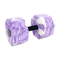 Magideal - Peso De Agua Con Pesca Acuática Alta Densidad, Barra De Manos, Entrenamientos, Aptitud Física Para Ejercicio De Piscina Aeróbicos De Agua Para Hombres Blanco Púrpura