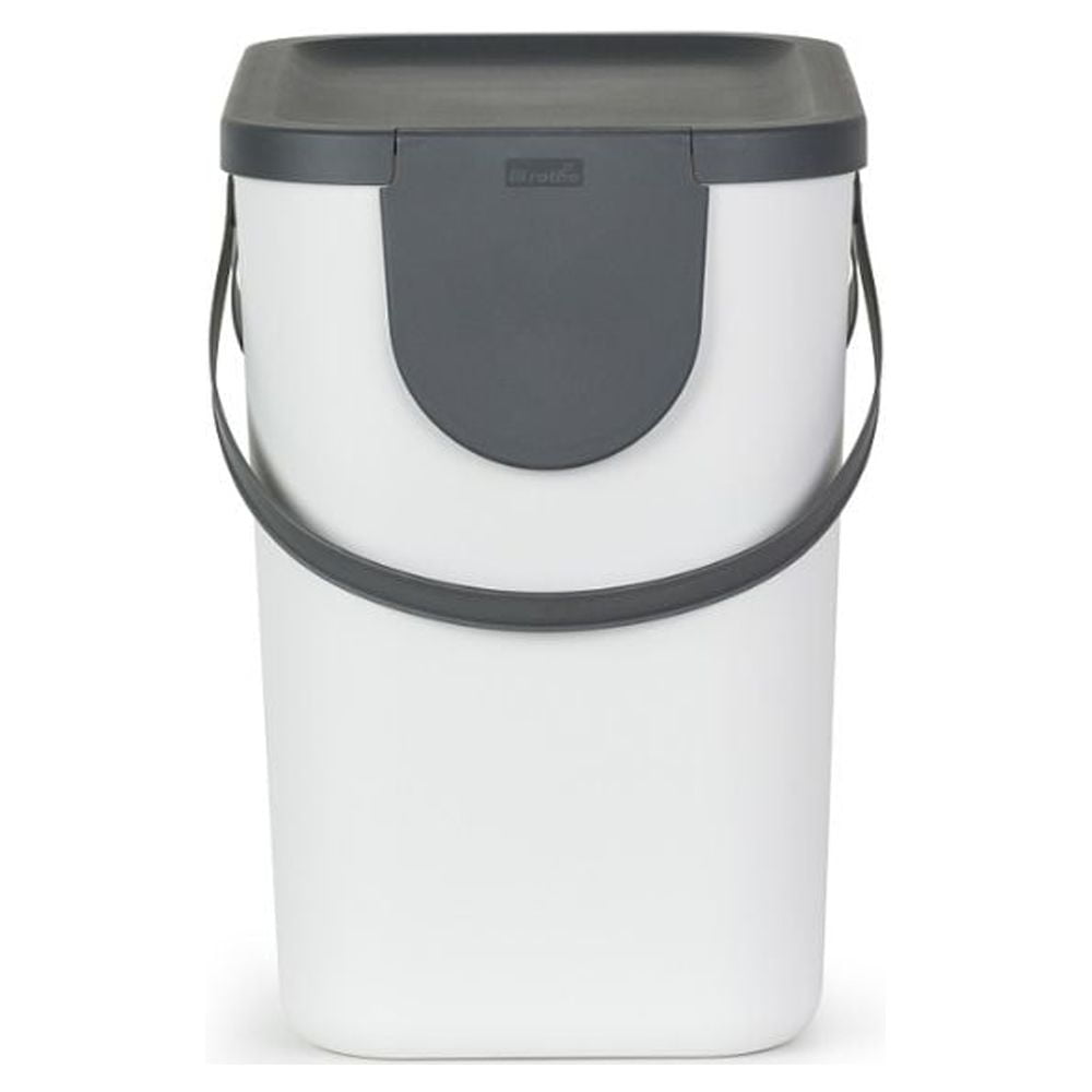 Basurero Albula 25lt 2 Asas Rotho Blanco