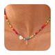 thumbnail image 1 of Collar Ursteel Initial con cuentas bañadas en plata de 36 cm, 1 of 7