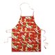 thumbnail image 3 of Delantal de algodón estampado delantal de frutas para manzana roja unisex, 3 of 5