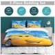 thumbnail image 3 of Cars Lightning McQueen Boys 3 Piece Bedding with 1 Flat Sheet And 2 Pillowcases Twin Bed Sheets, 3 of 5