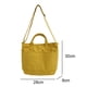 thumbnail image 2 of Bolso bandolera de lona de color liso para niña, bolso de estudiante portátil de lona de un solo hombro, 2 of 6