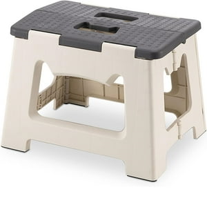 Crusec - Taburete Plegable Portátil Compacto Silla De Plastico
