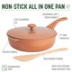 thumbnail image 4 of Antiadherente de terracota Pan Goodful, todo en uno, 11 pulgadas y 4,4 litros, 4 of 8