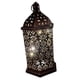 thumbnail image 5 of Luz de la atmósfera de la lámpara de tallada hueca, Lámpara decorativa ahuecada colgante Lámpara de escritorio con pilas para la decoración Bronceado 297x15cm, 5 of 5