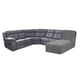 thumbnail image 3 of Funda para Mueble ULTICOR Chaise Adicional Gris Oscuro Grande Derecha, 3 of 6