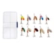 thumbnail image 1 of 1 caja pesca se?uelos kit metal cucharas cebos islotes se?uelos 10pcs rotador se?uelos, 1 of 3