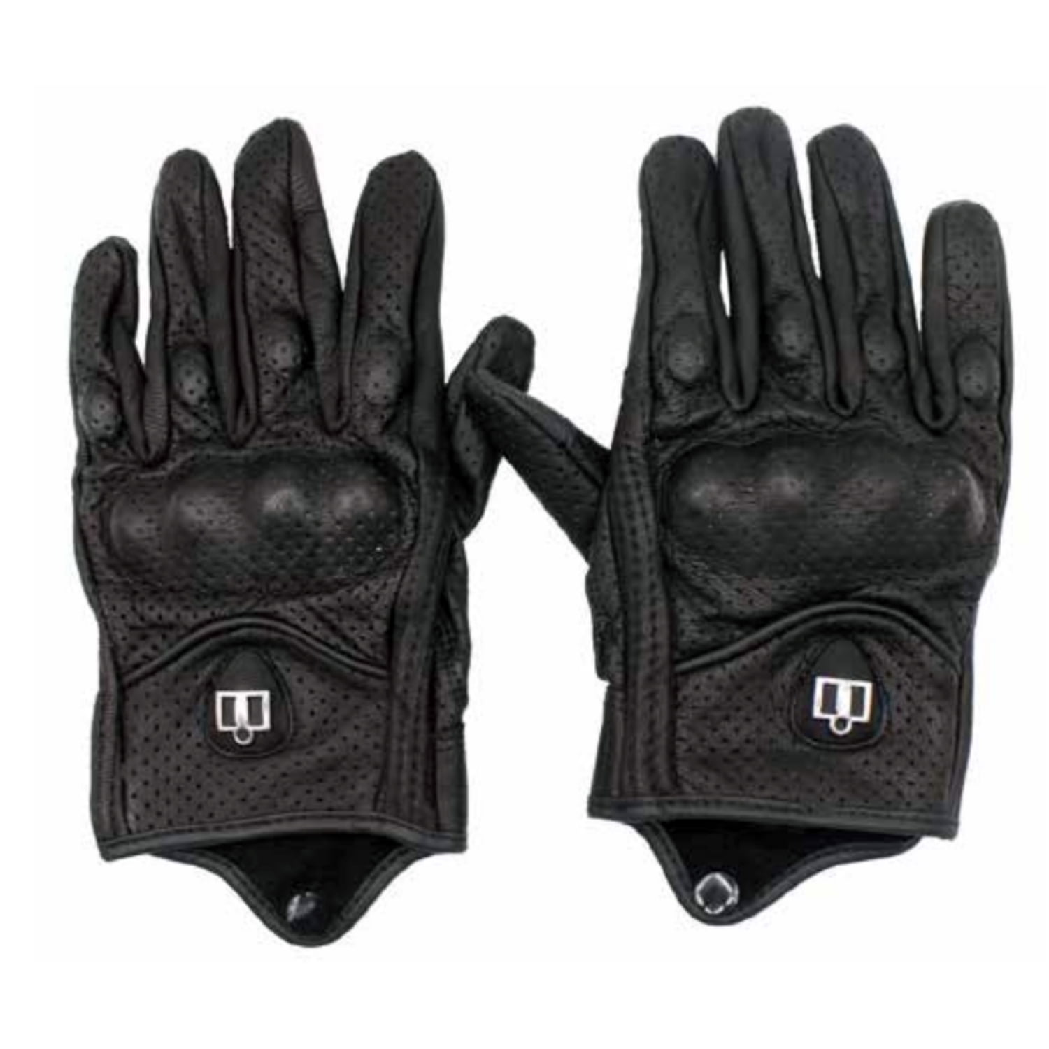 Puntostore - Guantes De Moto Clásicos Con Protector Nudillos - Ps