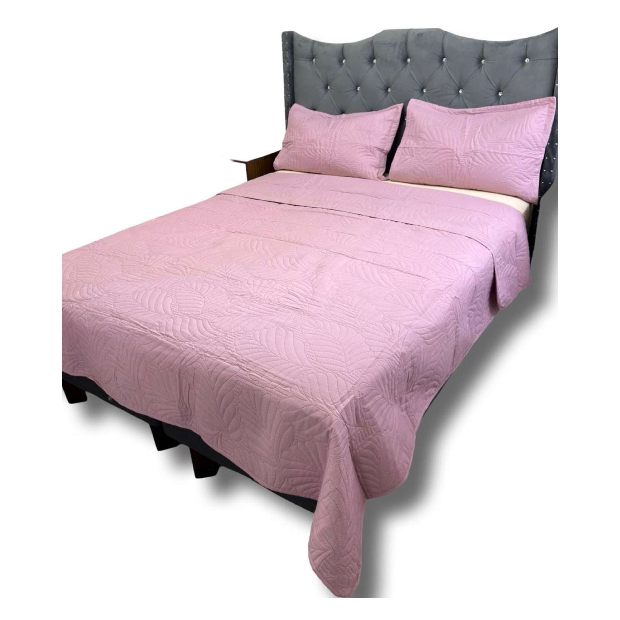 Iiimussa - Cobertor Quilt De Lujo Verano King Rosa