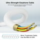 thumbnail image 5 of Auriculares intrauditivos con cancelación de ruido y sonido envolvente 3D, tres almohadillas de silicona, carcasa de aleación de aluminio y estuche para el casco de Quest 3-Blanco, 5 of 7
