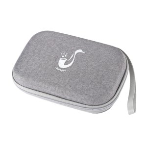 Magideal - Caja Protectora De Caña, Bolsa Con Cremallera, Accesorio Para 20 Cañas, Estuche De Caña Para Saxofón Alto, Soporte De Almacenamiento Para Cañas De Cla Gris