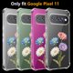 thumbnail image 2 of Funda GSDCB para Google Pixel 11 TPU de ajuste delgado, transparente con diseño de margarita, 2 of 8