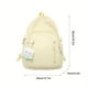 thumbnail image 2 of 1pc Simple Solid Color Backpack, Preppy Versatile Casual Schoolbag, High School Middle School Students Backpack, College Students Travel Backpack, Students Commuter Bag For Daily Use, 2 of 5