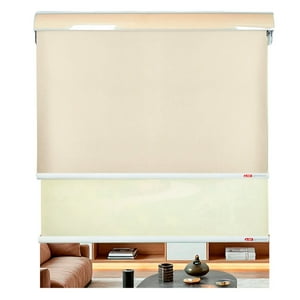 Cortina Roller Blackout Doble Visillo Cenefa Beiti 120X200