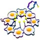 thumbnail image 1 of Aros antiadherentes para huevos Slomg 8 unidades arcoíris 10 cm, 1 of 7