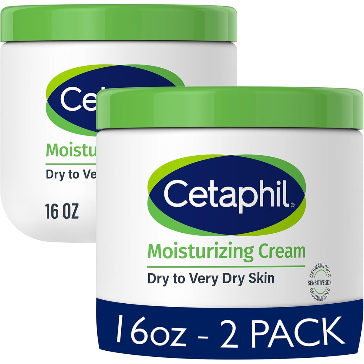 Crema Hidratante Cetaphil 16oz Pack 2 Piel Seca Muy Seca
