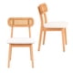 thumbnail image 4 of Pack 2 Sillas Lira Madera, Ratán PE y Asiento Tapizado, 4 of 6