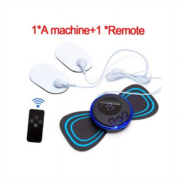 Rechargeable Electric Pulse Neck Massager EMS Cervical Massage Patch Neck Back Muscle Stimulator Tens Relief Pain Neck Release