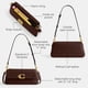 thumbnail image 3 of Bolso de hombro Coach Jet de piel de becerro refinada 25 x 11 x 5 cm, 3 of 5